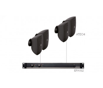 Акустическая система 4 настенных динамика ATEO4х4 Audac 140Вт